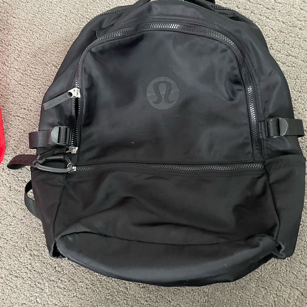lululemon athletica Black Backpack with Adjustable Straps